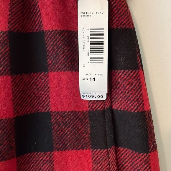 Pendleton Buffalo Plaid Wrap Skirt - Picture 3 of 8